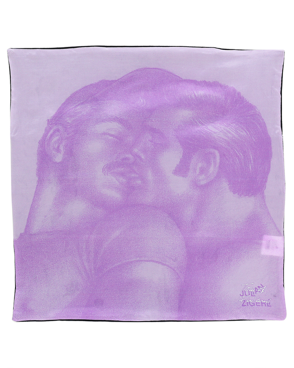 KISSING PILLOW (PURPLE/BLACK)