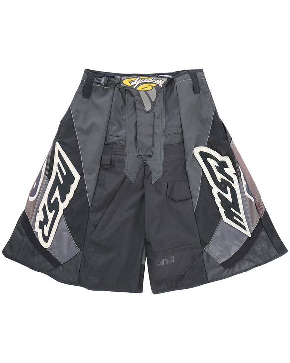 MOTO BAGGY SHORTS (GREY/BLACK) RADD LOUNGE 限定