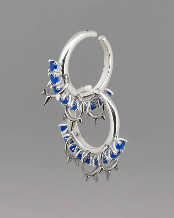 COVET EAR CUFF/RING (BLUE)