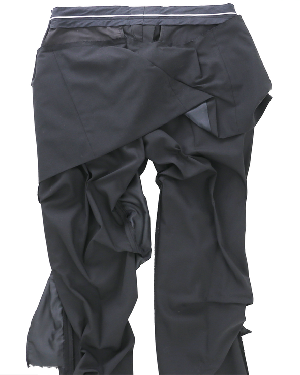 ABYSS TROUSERS (BLACK) RADD LOUNGE 限定