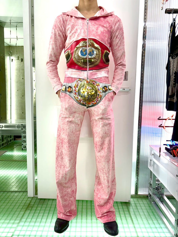 PNY SWEAT ZIP HOODIE (PINK) RADD LOUNGE　LIMITED
