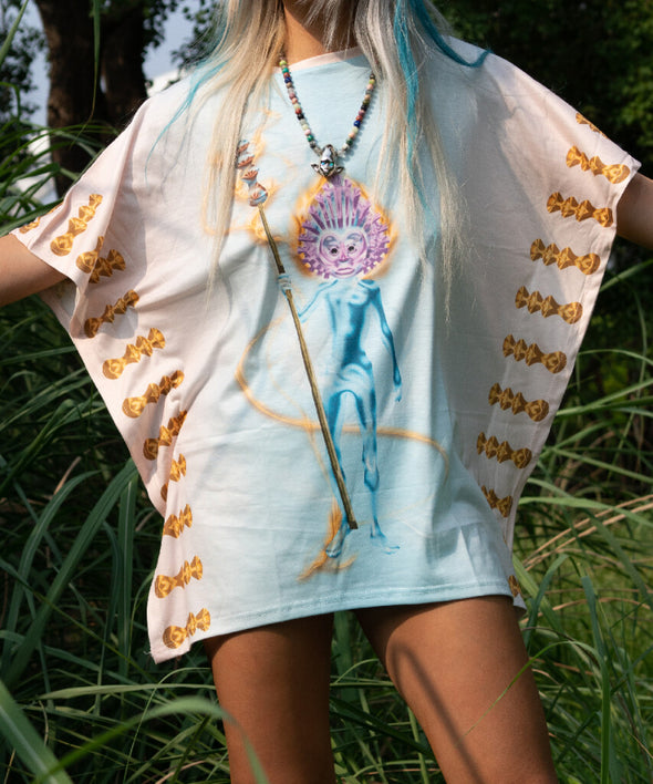 MASK PONCHO (NUDE)