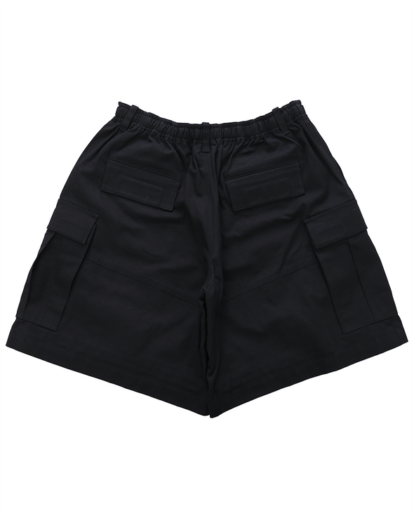 DOUBLE CARGO TROUSERS (BLACK)