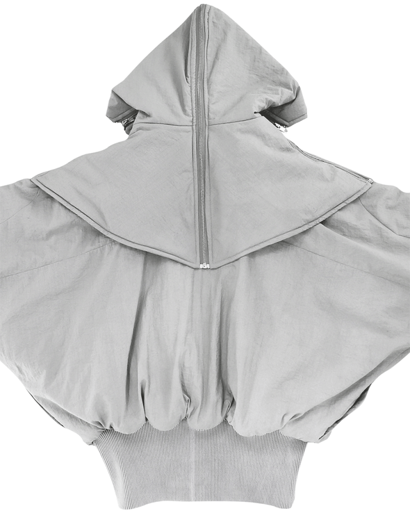 PROTAGONIST HOODED PUFFER JACKET (GREY)