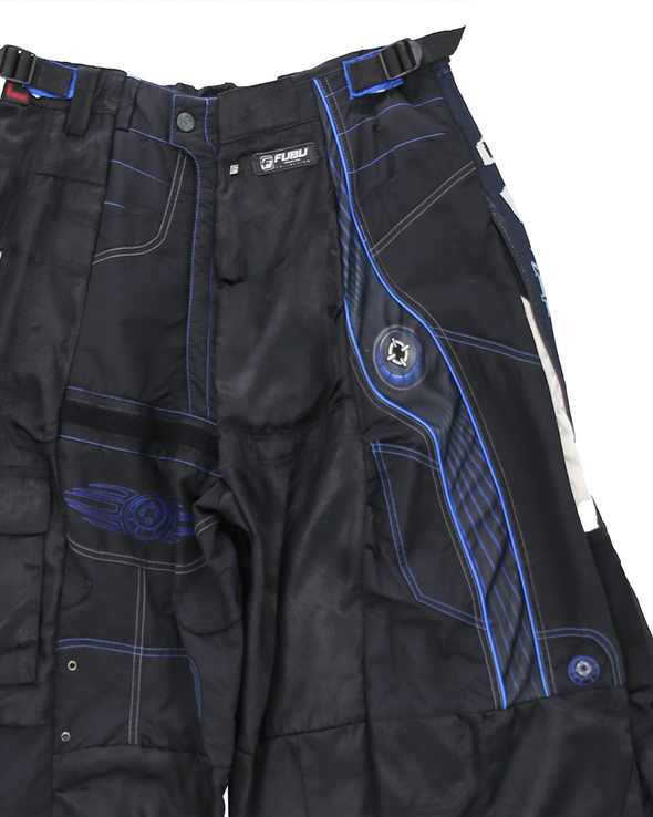 MOTO EIDE LEGGED LONG PANTS (BLACK/BLUE) RADD LOUNGE 限定