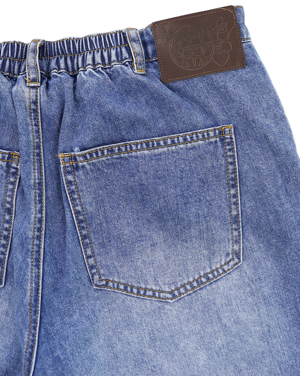 DENIM CARGO SHORTS (DENIM)  RADD LOUNGE 限定