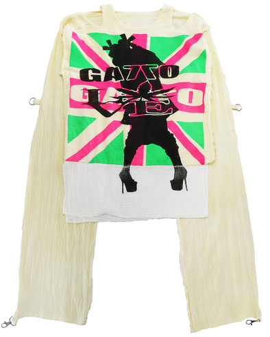 MUSLIN TOP LONGSLEEVE (UNION JACK 2) RADD LOUNGE 限定