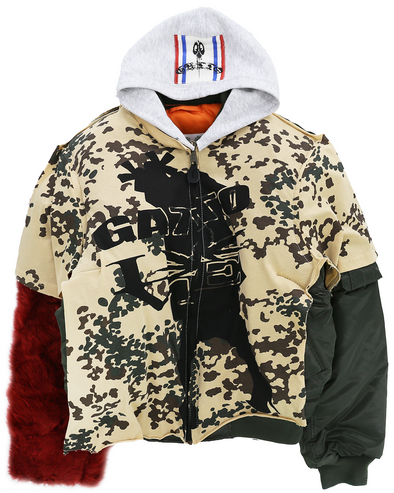 HARDCORE JACKET WITH HOODIE (DIGITAL CAMO) RADD LOUNGE LIMITED