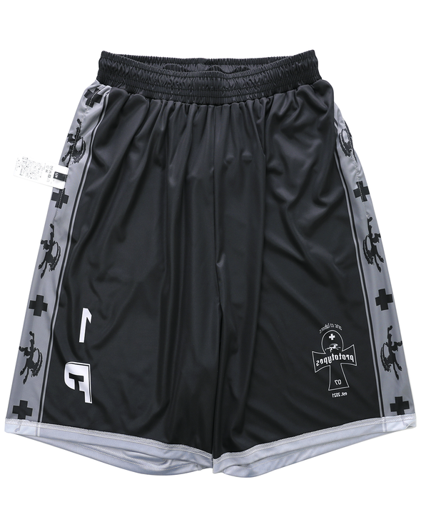 INSIDE-OUT FOOTBALL SHORTS (GREY)