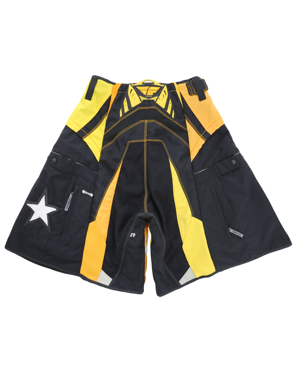 MOTO BAGGY SHORTS (ORANGE/YELLOW) RADD LOUNGE 限定