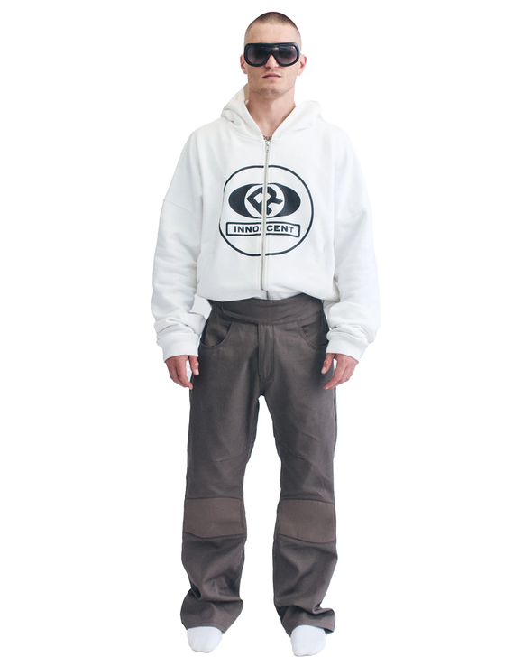 WHITE APHEX ZIPPER (WHITE)