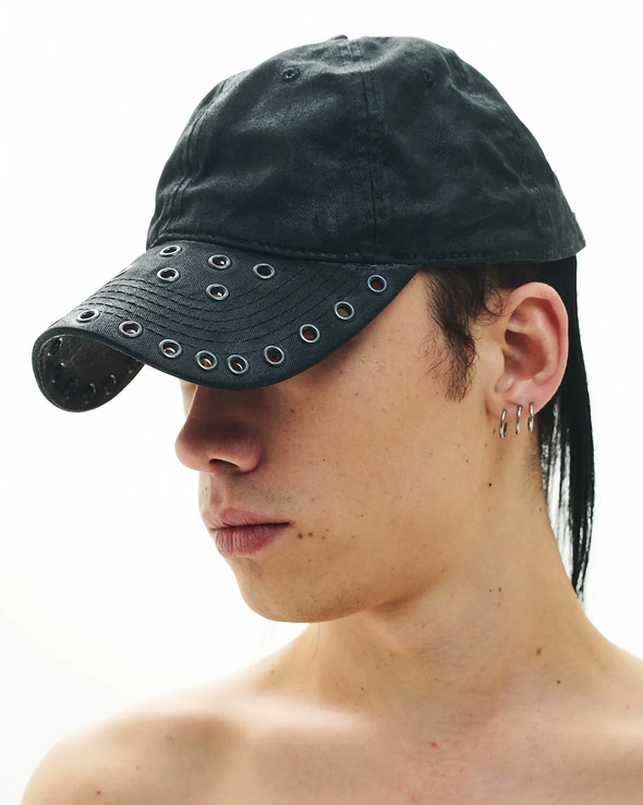 BLACK HAIR CAP (BLACK)