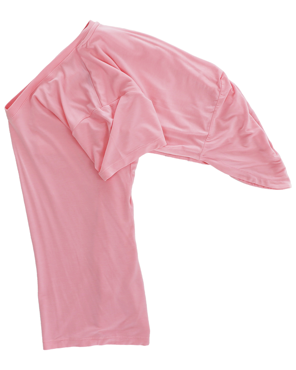 TIGHT HOODED T-SHIRT (PINK)