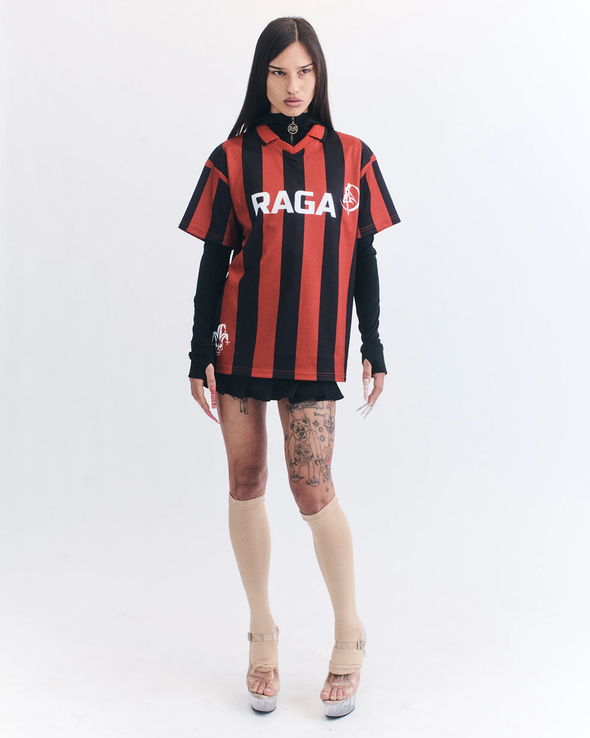 RAGA UNITED SPRT TEE (RED/BLACK)