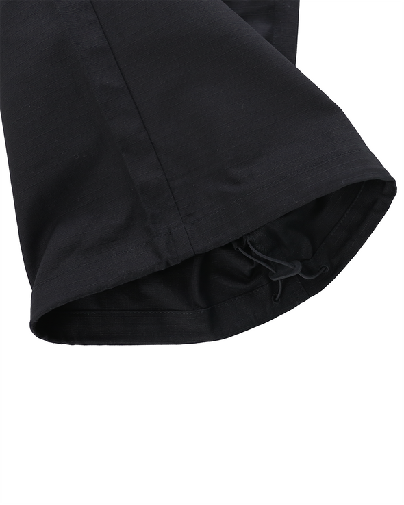 DOUBLE CARGO TROUSERS (BLACK)