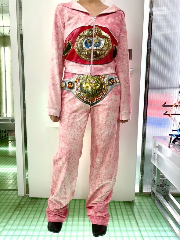 PNY SWEAT ZIP HOODIE (PINK) RADD LOUNGE　LIMITED