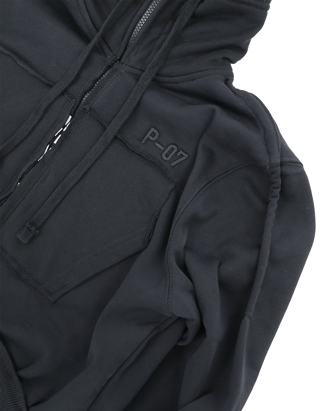 PROTOTYPES / プロトタイプス - TOGGLE ZIP-UP HOODIE (BLACK PROTOTYPES / プロトタイプス - TOGGLE ZIP-UP HOODIE (BLACK
