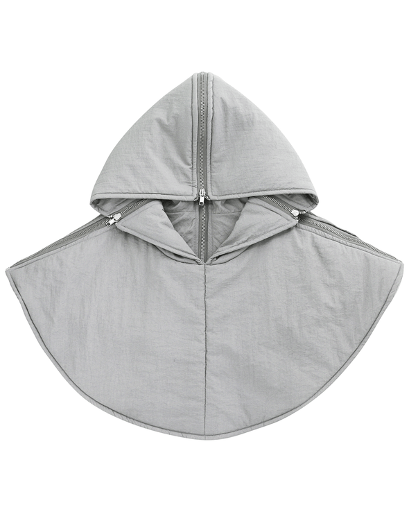 PROTAGONIST HOODED PUFFER JACKET (GREY)