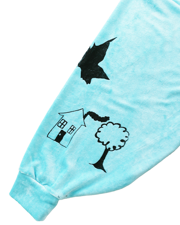 YUMMY MUMMY HOODIES (AQUA)