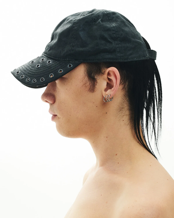 BLACK HAIR CAP (BLACK)