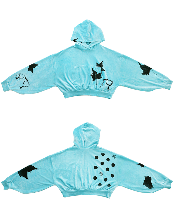 YUMMY MUMMY HOODIES (AQUA)