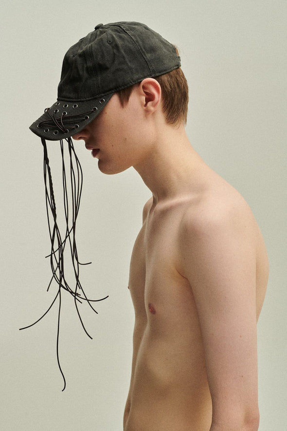 STRING CAP (DARK GREY)