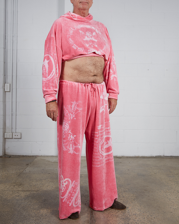 YUMMY MUMMYTRACK PANTS (CANDY PINK)