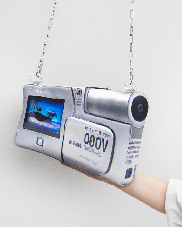 CAMCORDER BAG (SILVER)