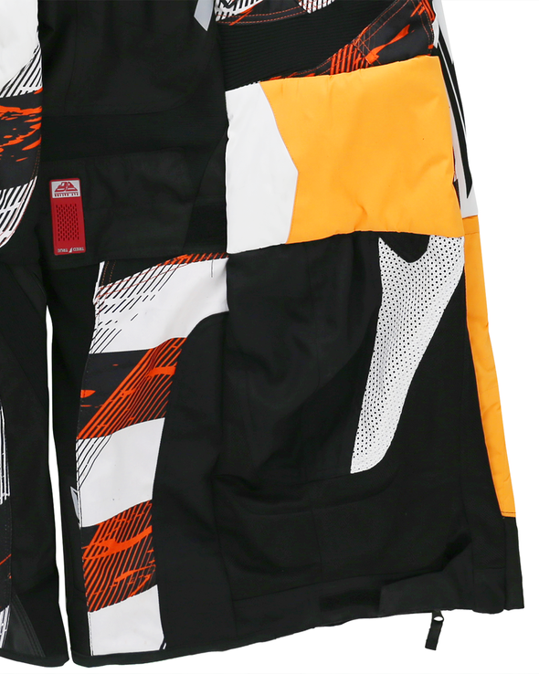 MOTO EIDE LEGGED LONG PANTS (BLACK/ORANGE) RADD LOUNGE 限定