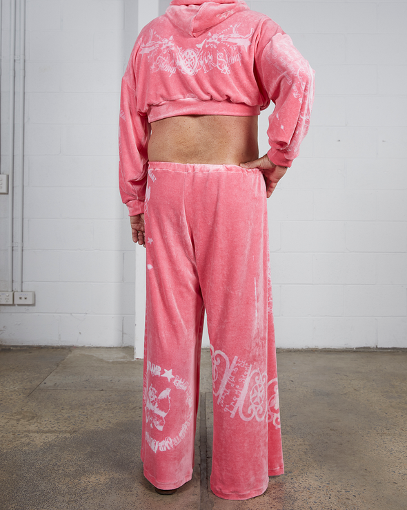 YUMMY MUMMYTRACK PANTS (CANDY PINK)