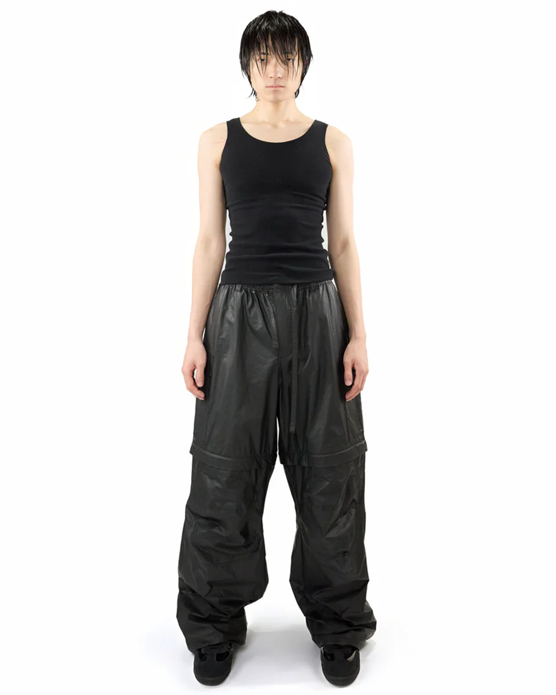 DINGYUN ZHANG / ディンユー・チャン - KNEE-PANEL CARGO (BLACK DINGYUN ZHANG / ディンユー・チャン - KNEE-PANEL CARGO (BLACK