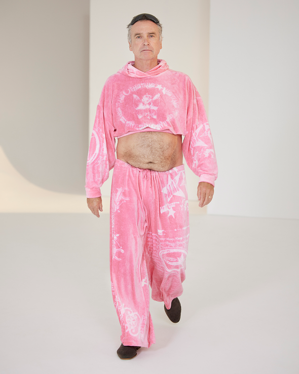 YUMMY MUMMYTRACK PANTS (CANDY PINK)