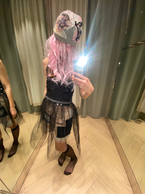 PEACE SKULL BEANIE (GREY) RADD LOUNGE 限定