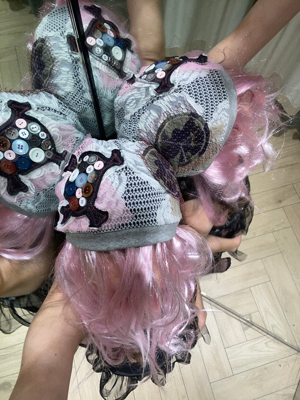 PEACE SKULL BEANIE (GREY) RADD LOUNGE 限定