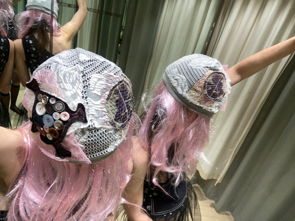 PEACE SKULL BEANIE (GREY) RADD LOUNGE 限定