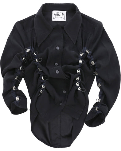 BLAZER BRKERUT (BLACK) RADD LOUNGE LIMITED