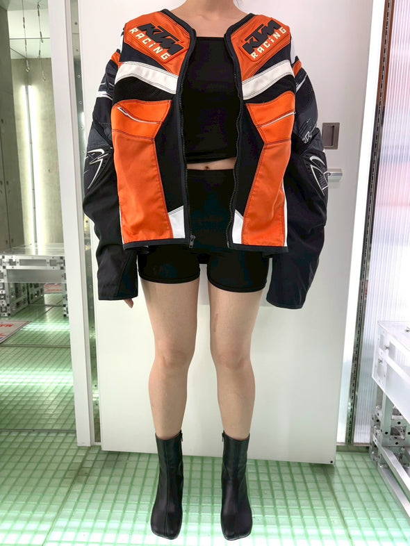 ENGINEER JACKET MOTO (ORANGE/WHITE) RADD LOUNGE 限定