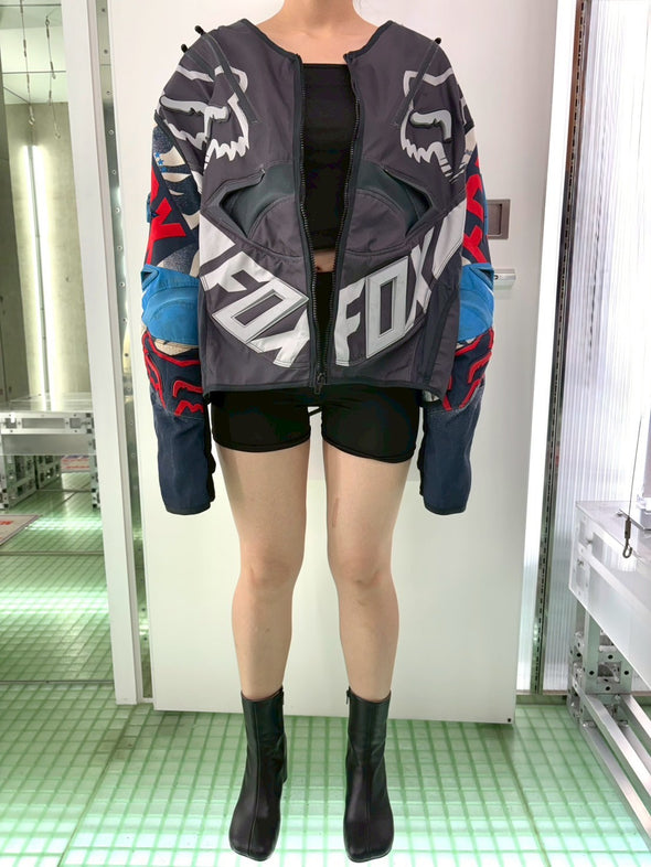 ENGINEER JACKET MOTO (GREY/SKY) RADD LOUNGE 限定