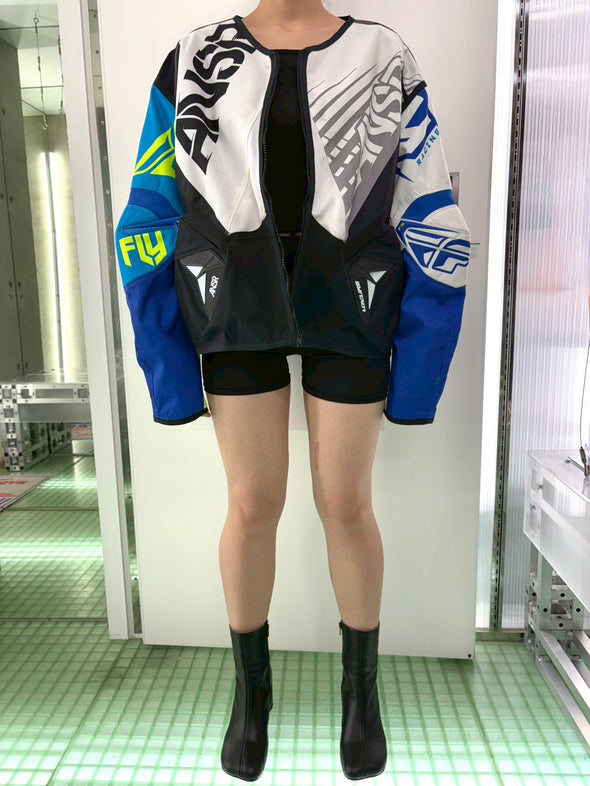 ENGINEER JACKET MOTO (WHITE/BLUE) RADD LOUNGE 限定