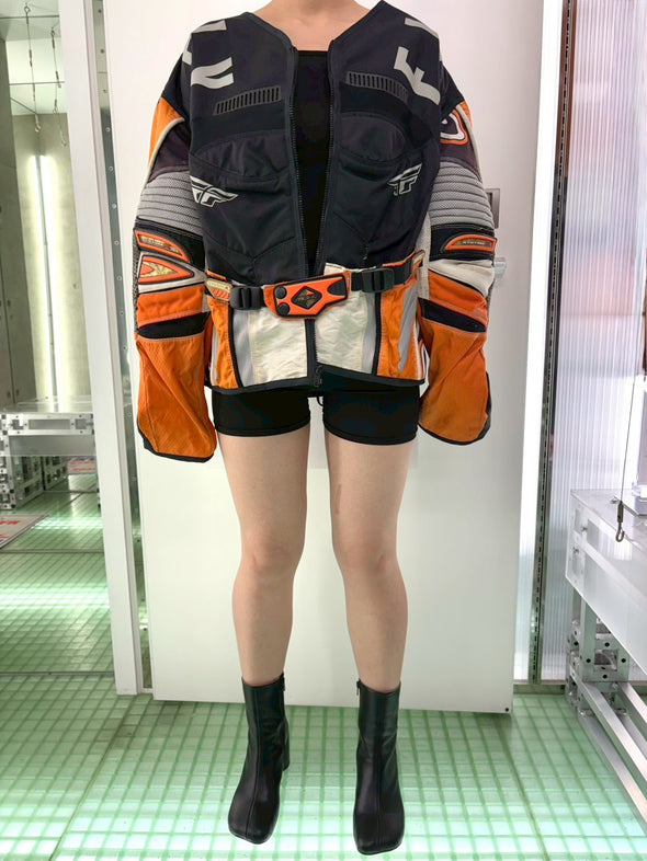 ENGINEER JACKET MOTO (BLACK/ORANGE) RADD LOUNGE 限定