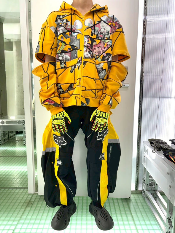 GMO PATCH HOOD (YELLOW) RADD LOUNGE LIMITED