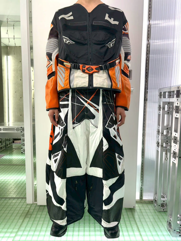 ENGINEER JACKET MOTO (ORANGE/WHITE) RADD LOUNGE LIMITED