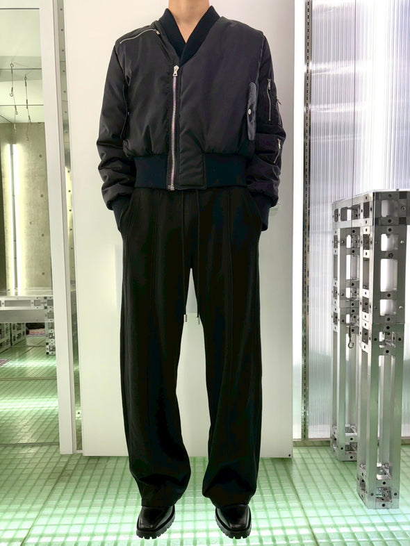 KIMONO FLIGHT JACKET (BLACK) RADD LOUNGE LIMITED