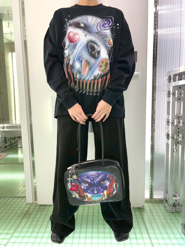 20 OVERSIZE LS T-SHIRT (BLACK) RADD LOUNGE 限定