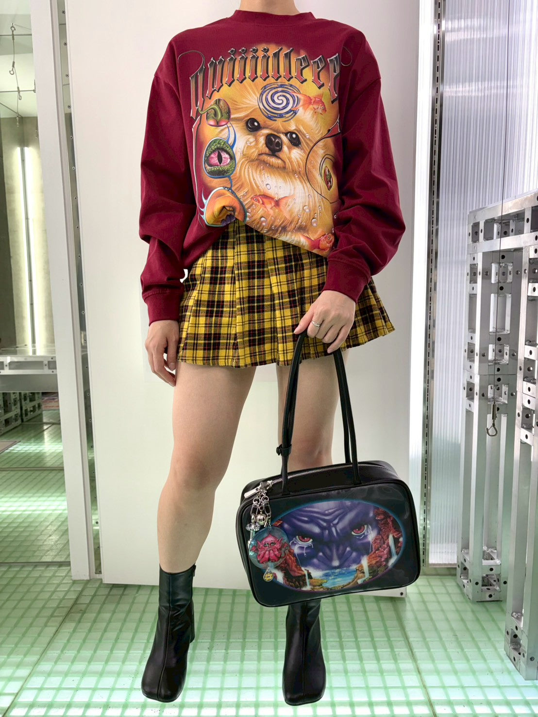 GUIIIILLEEEE / ギエ - 21 OVERSIZE LS T-SHIRT (WINE) RADD LOUNGE 限定 | RADD ...