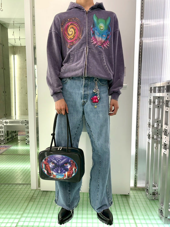 24 BOXY HOODIE JACKET (LILAC) RADD LOUNGE 限定