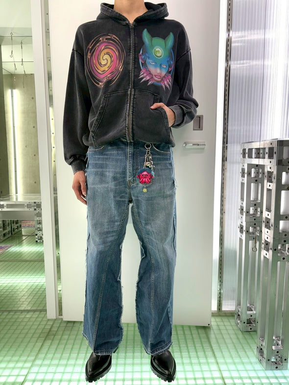 24 BOXY HOODIE JACKET (BLACK) RADD LOUNGE 限定