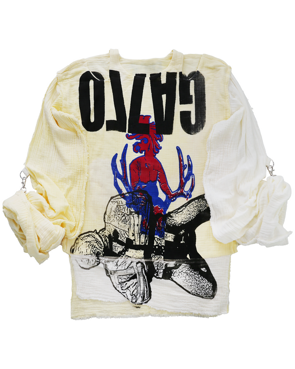 MUSLIN TOP LONGSLEEVE (INVERSION) RADD LOUNGE 限定
