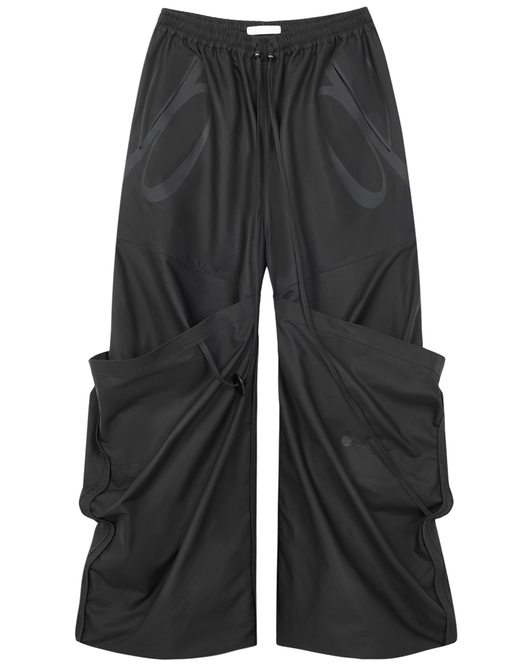 NUTEMPEROR / ナットエンペラー - OVERSIZED SQUARE PANTS (BLACK NUTEMPEROR / ナットエンペラー - OVERSIZED SQUARE PANTS (BLACK