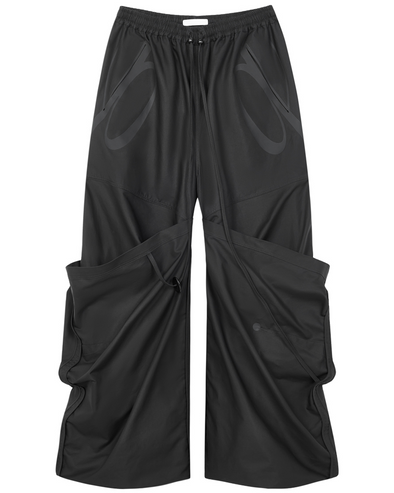 OVERSIZED SQUARE PANTS (BLACK)